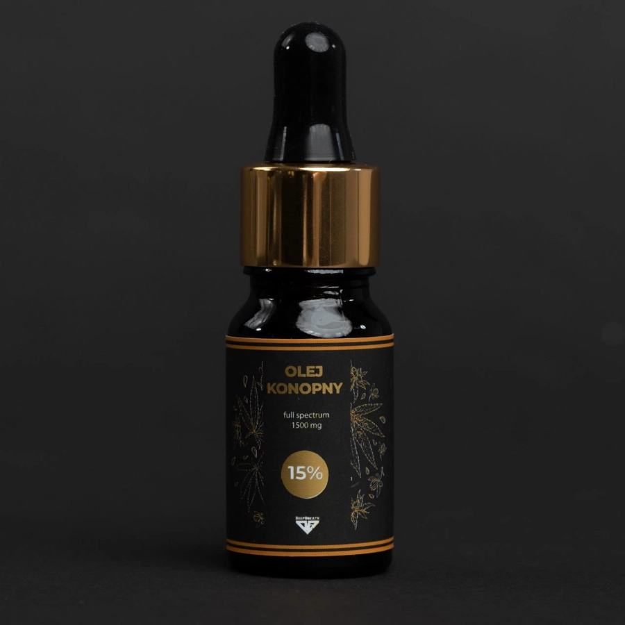 Olej Konopny Full Spectrum 15% CBD 10 ml