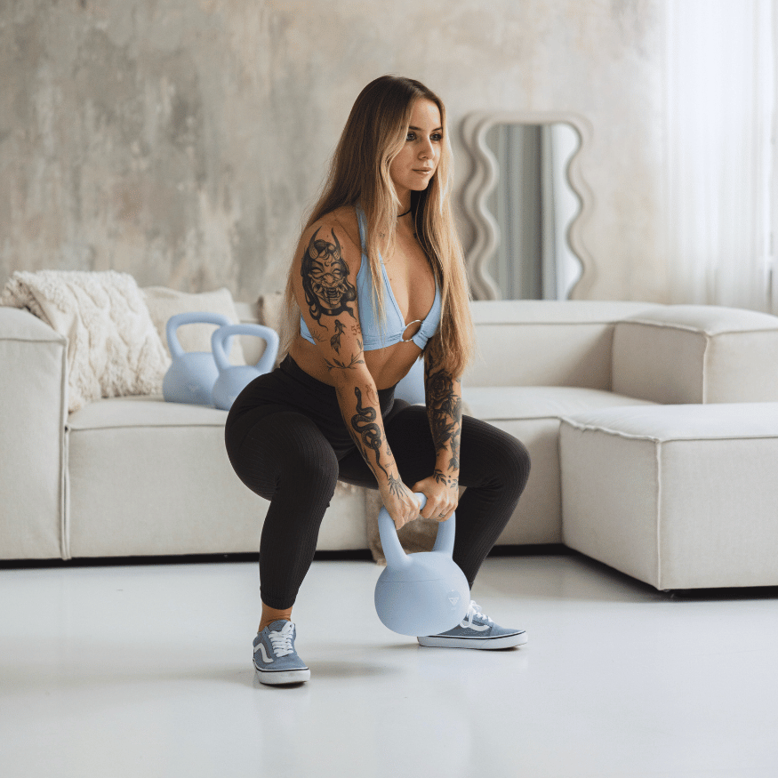 Zestaw 4 Kettlebells miękkie - Blue