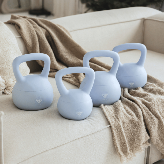 Zestaw 4 Kettlebells miękkie - Blue