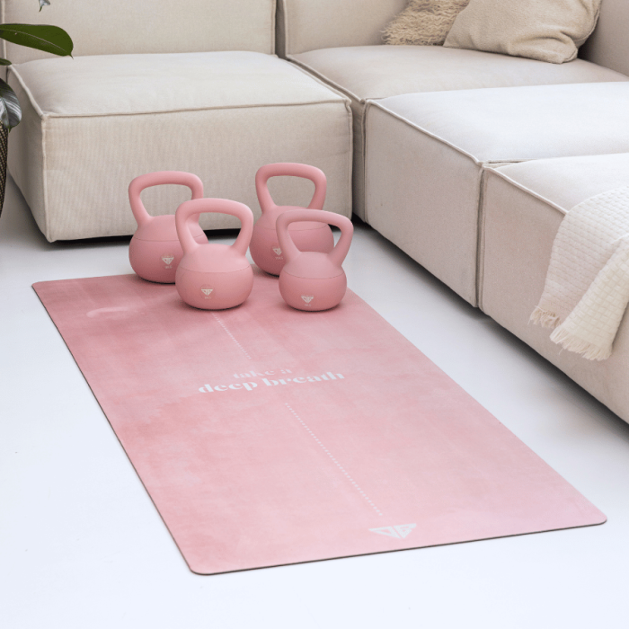 Zestaw Pink - Kettlebells i Mata do ćwiczeń
