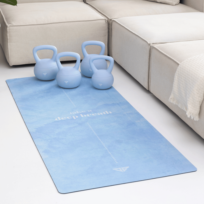 Zestaw Blue - Kettlebells i Mata do ćwiczeń