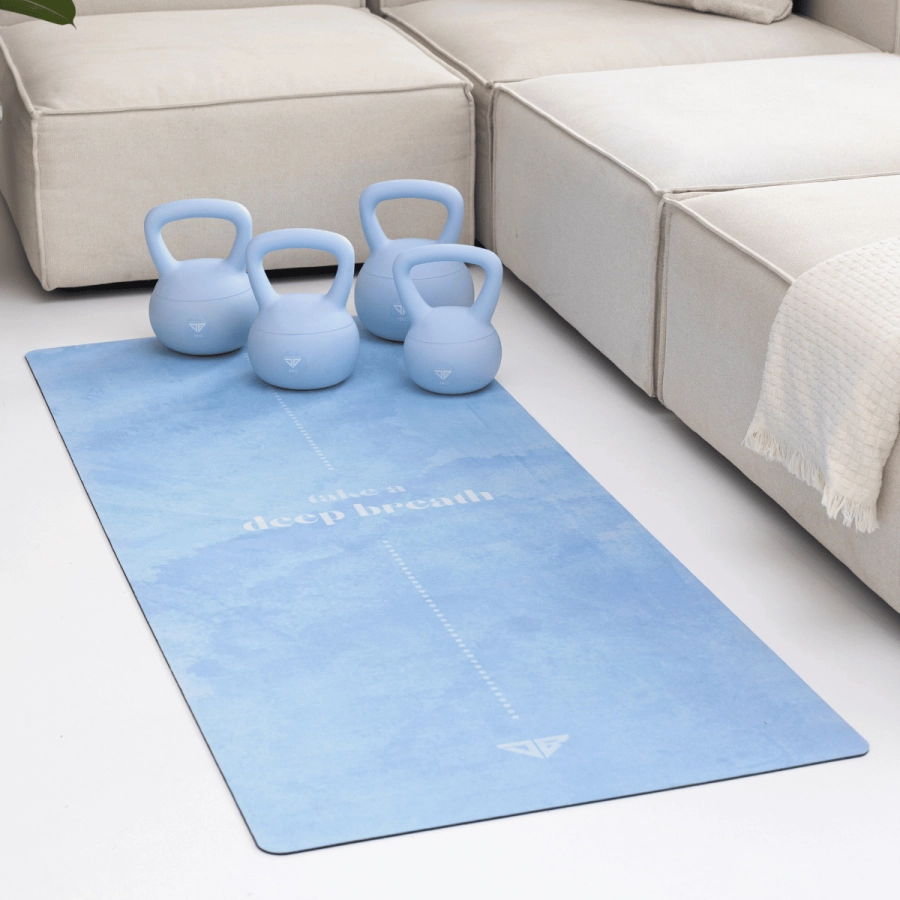 Zestaw Blue - Kettlebells i Mata do ćwiczeń