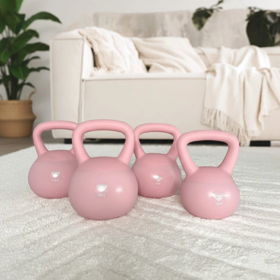 Zestaw pink - 4 kettlebells