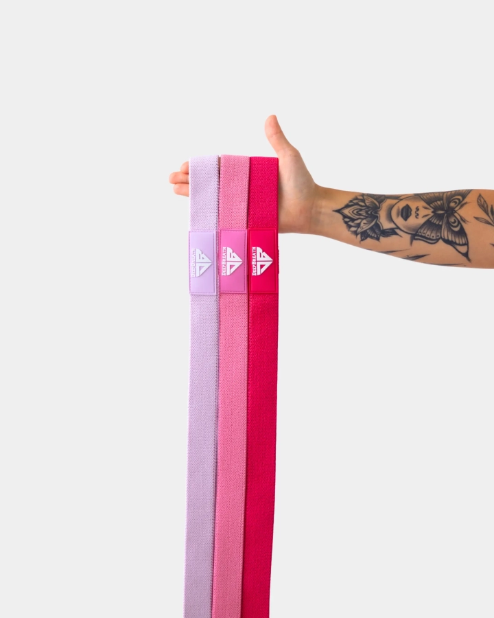 Materiałowe gumy do ćwiczeń - Pink Passion Power Band