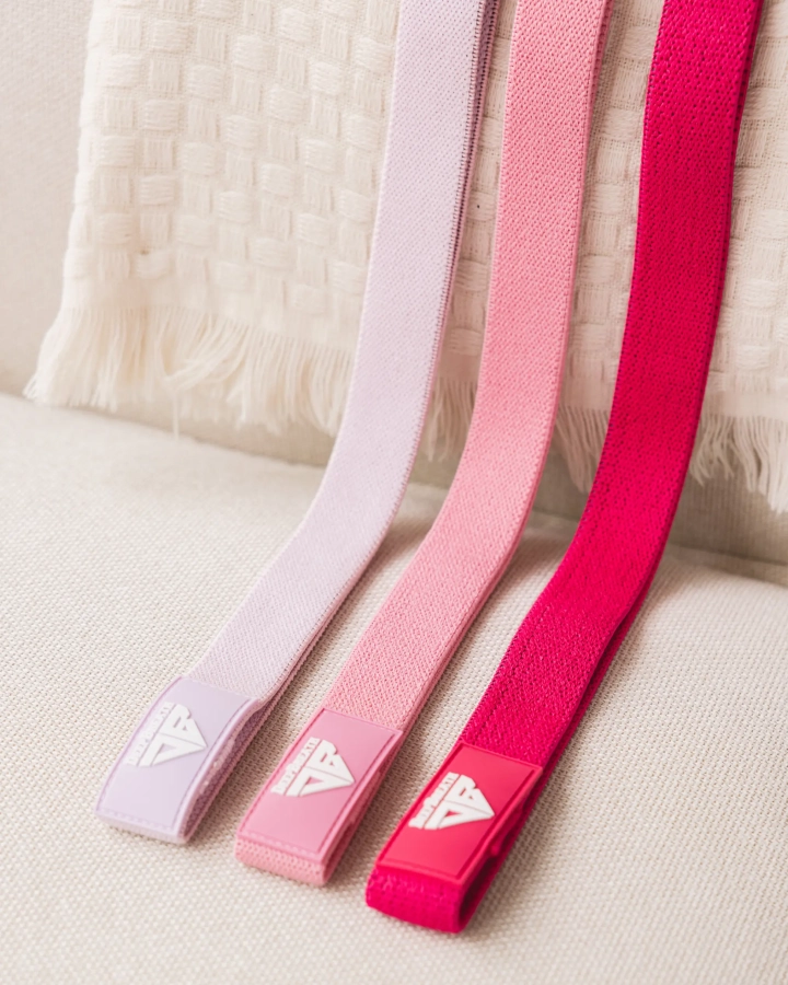 Materiałowe gumy do ćwiczeń - Pink Passion Power Band
