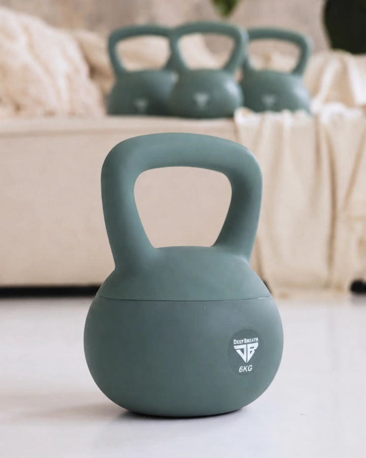 Zestaw 4 Kettlebells miękkie - Dark Green (4,6,8,10 kg)