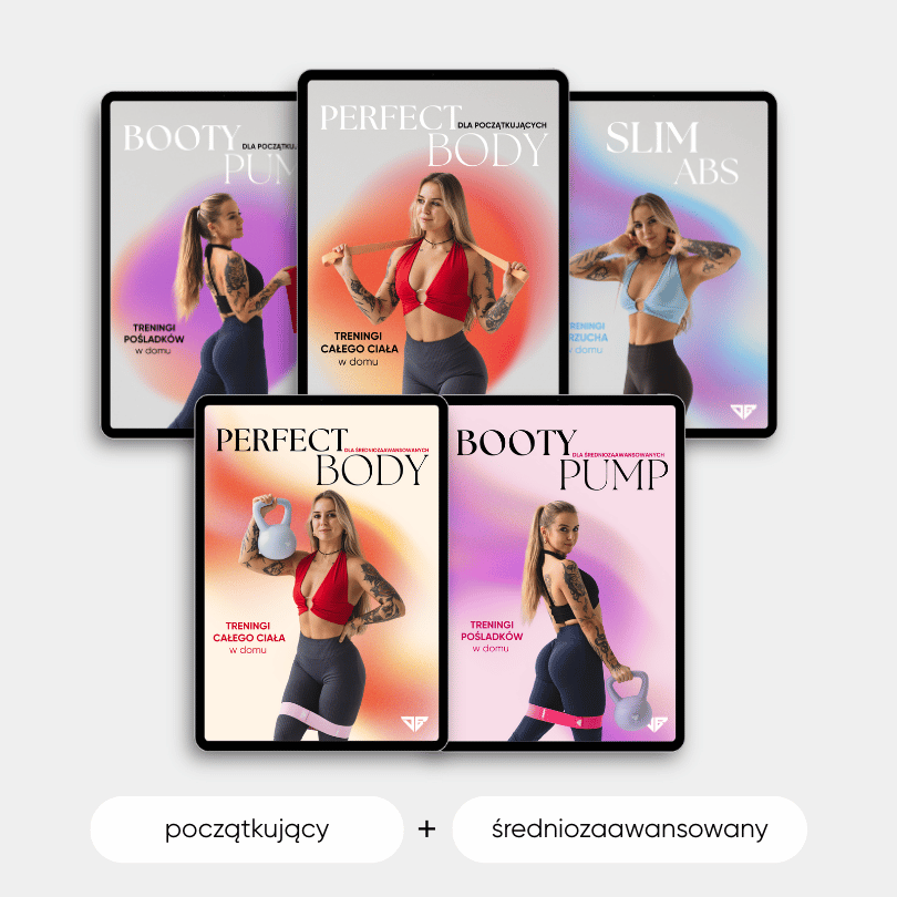 Zestaw Progres - 5 Ebooków Treningowych Dla Kobiet
