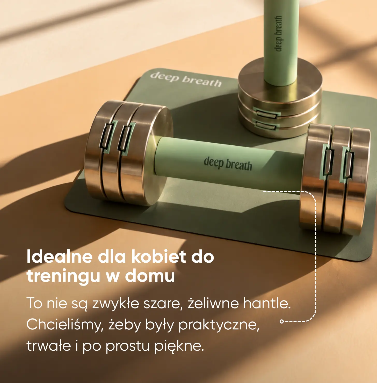 Materiały wideo do programu Forma z hantlami