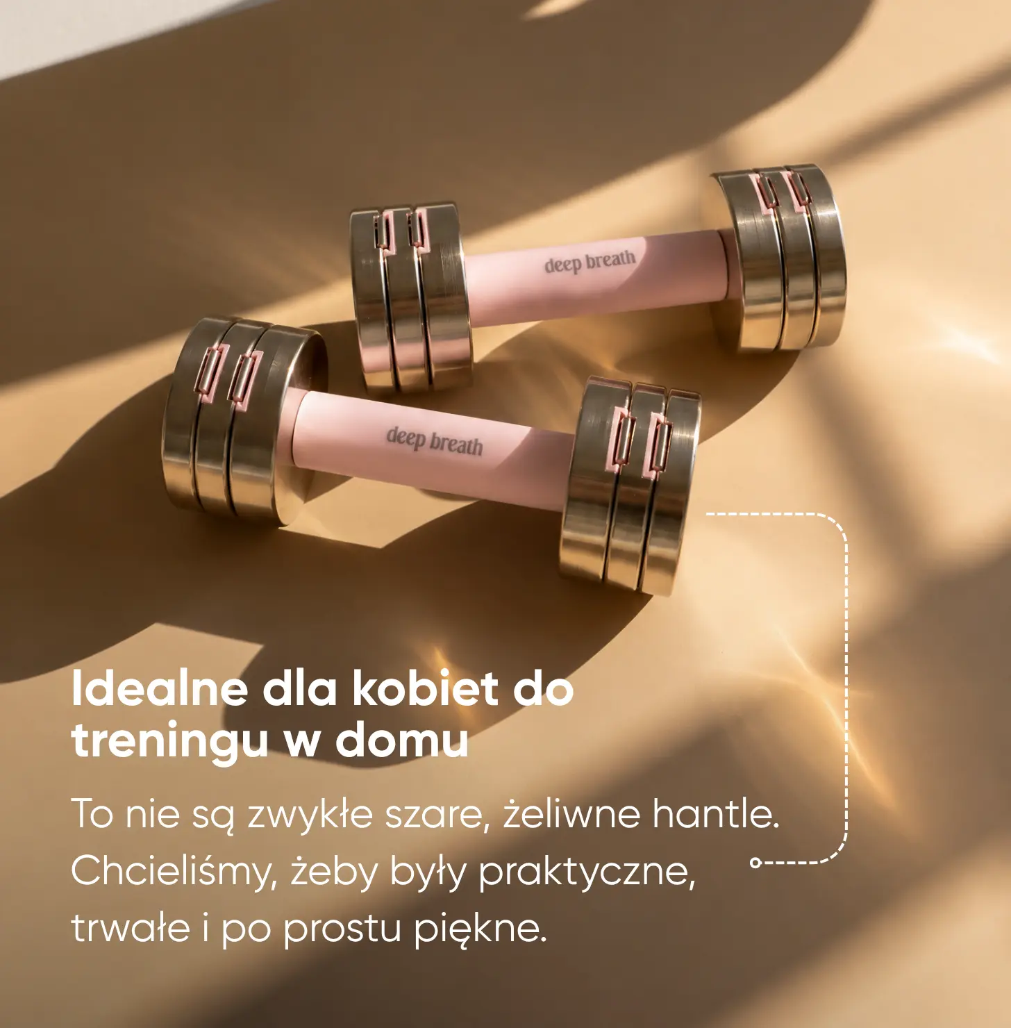 Materiały wideo do programu Forma z hantlami