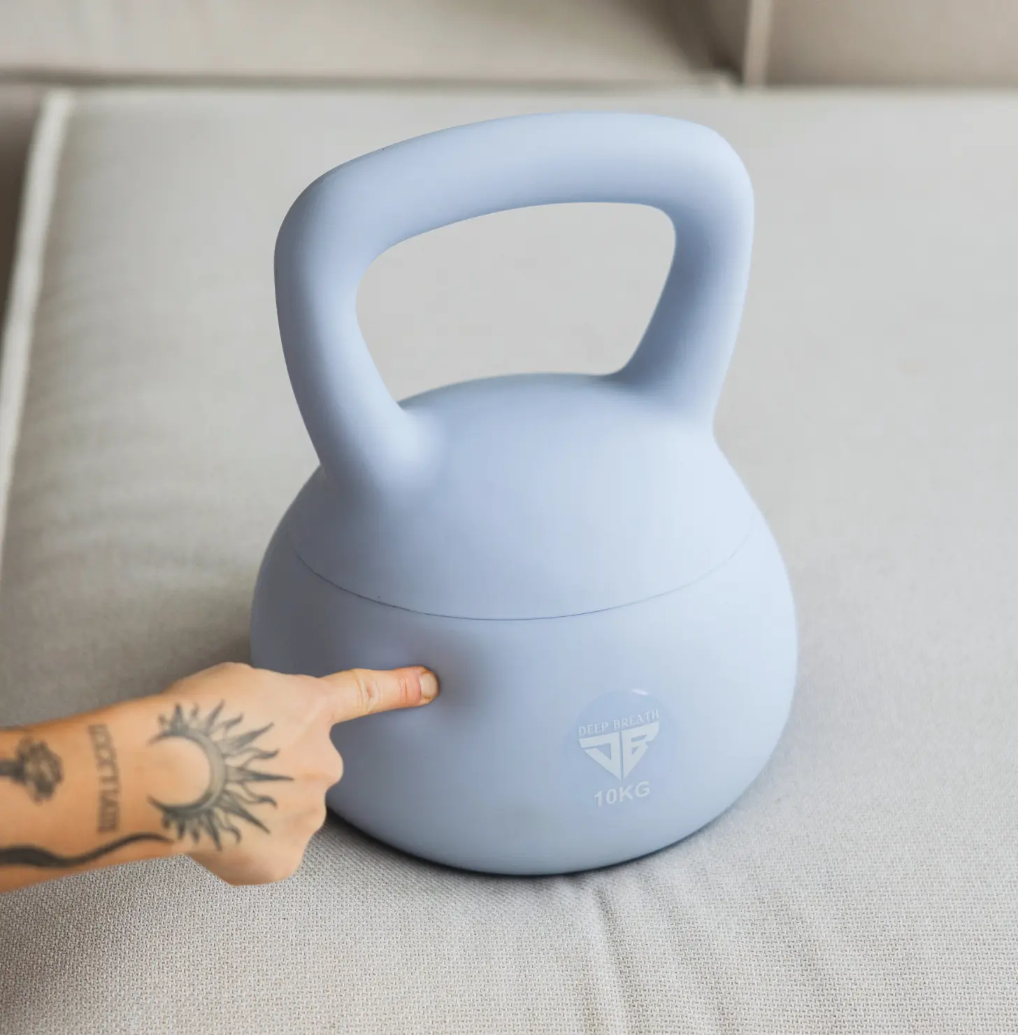 Miękki kettlebell do treningu w domu
