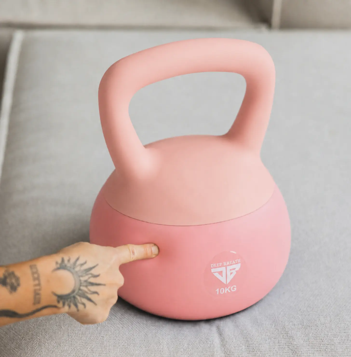 Miękki kettlebell do treningu w domu