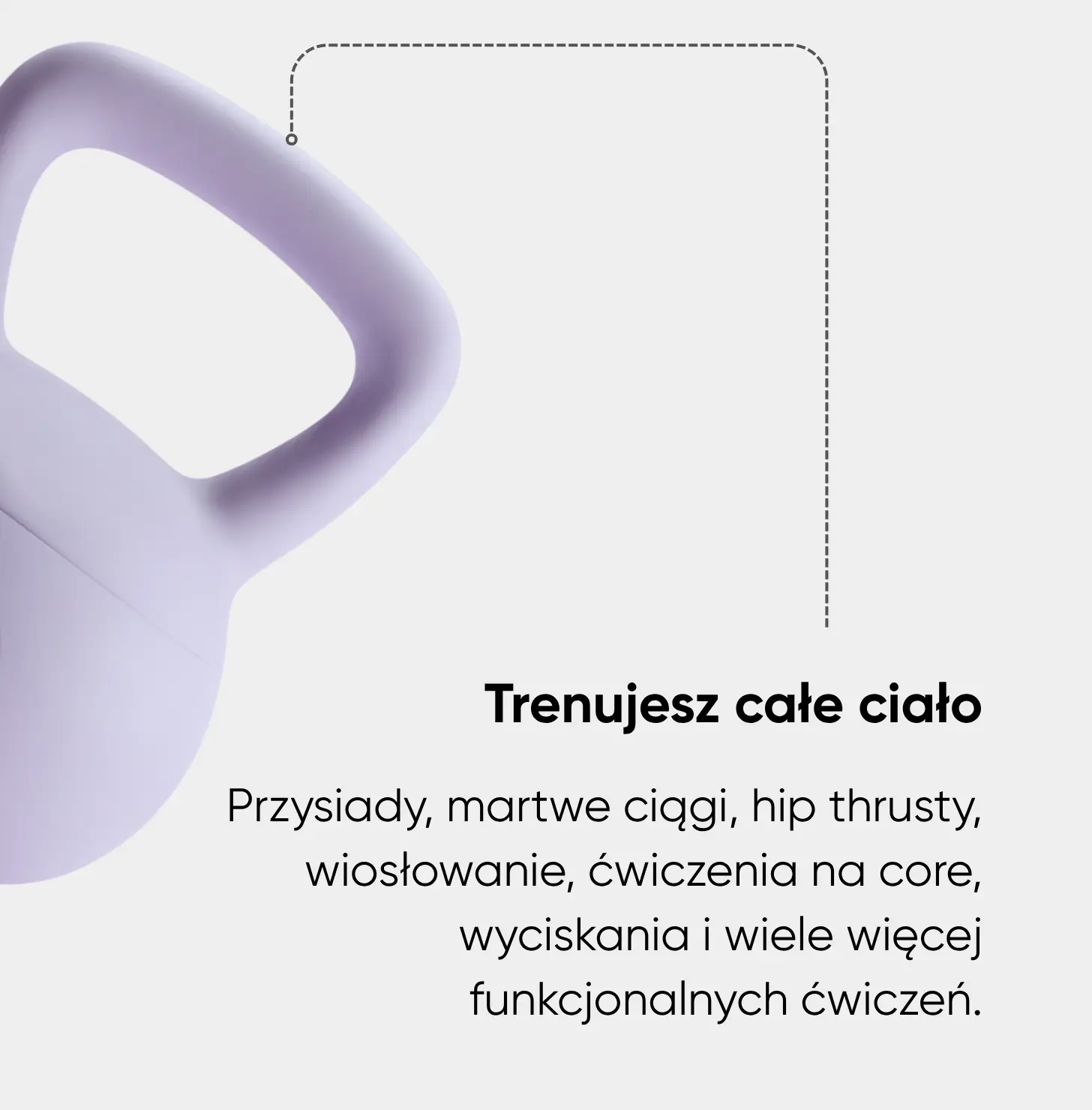 Miękki kettlebell do ćwiczeń