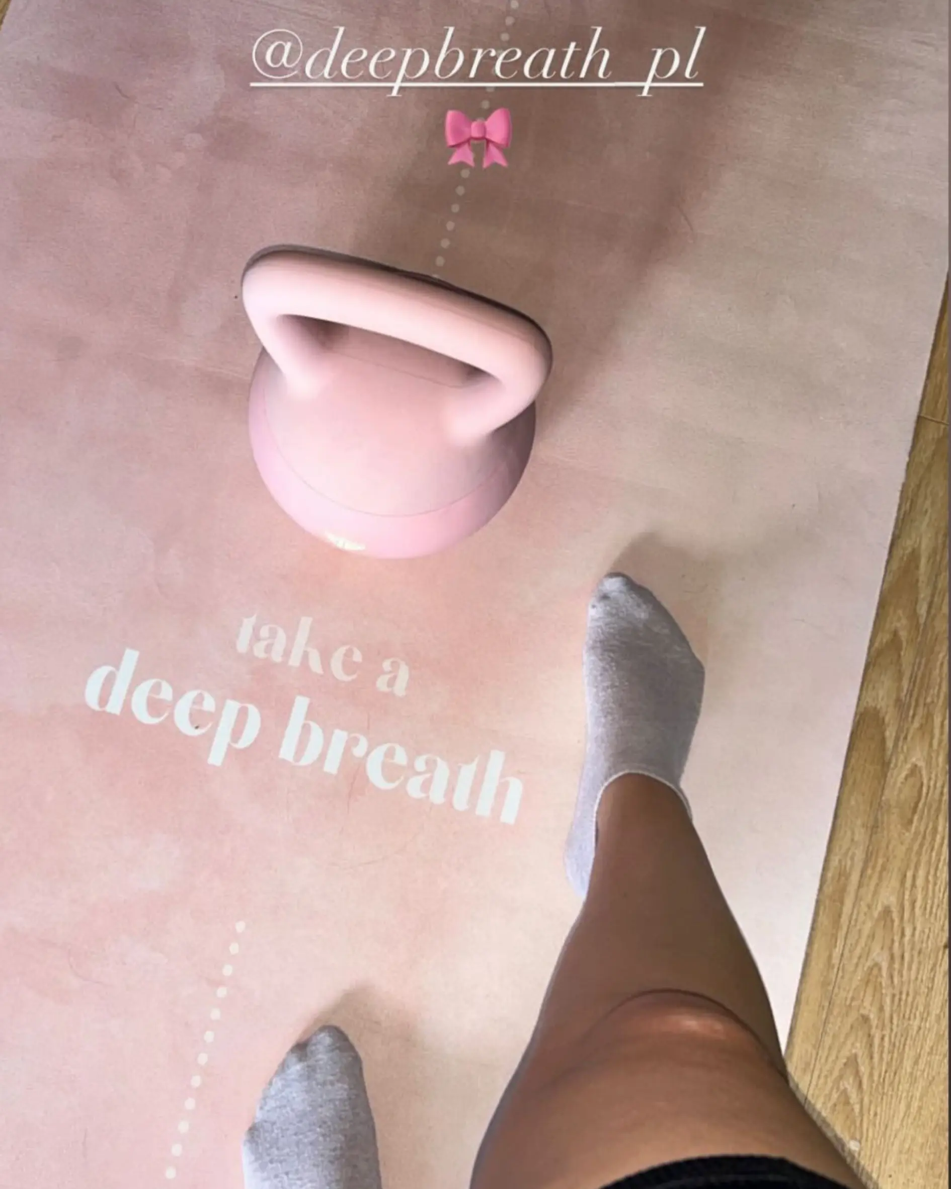 Produkty Deep Breath podczas treningu