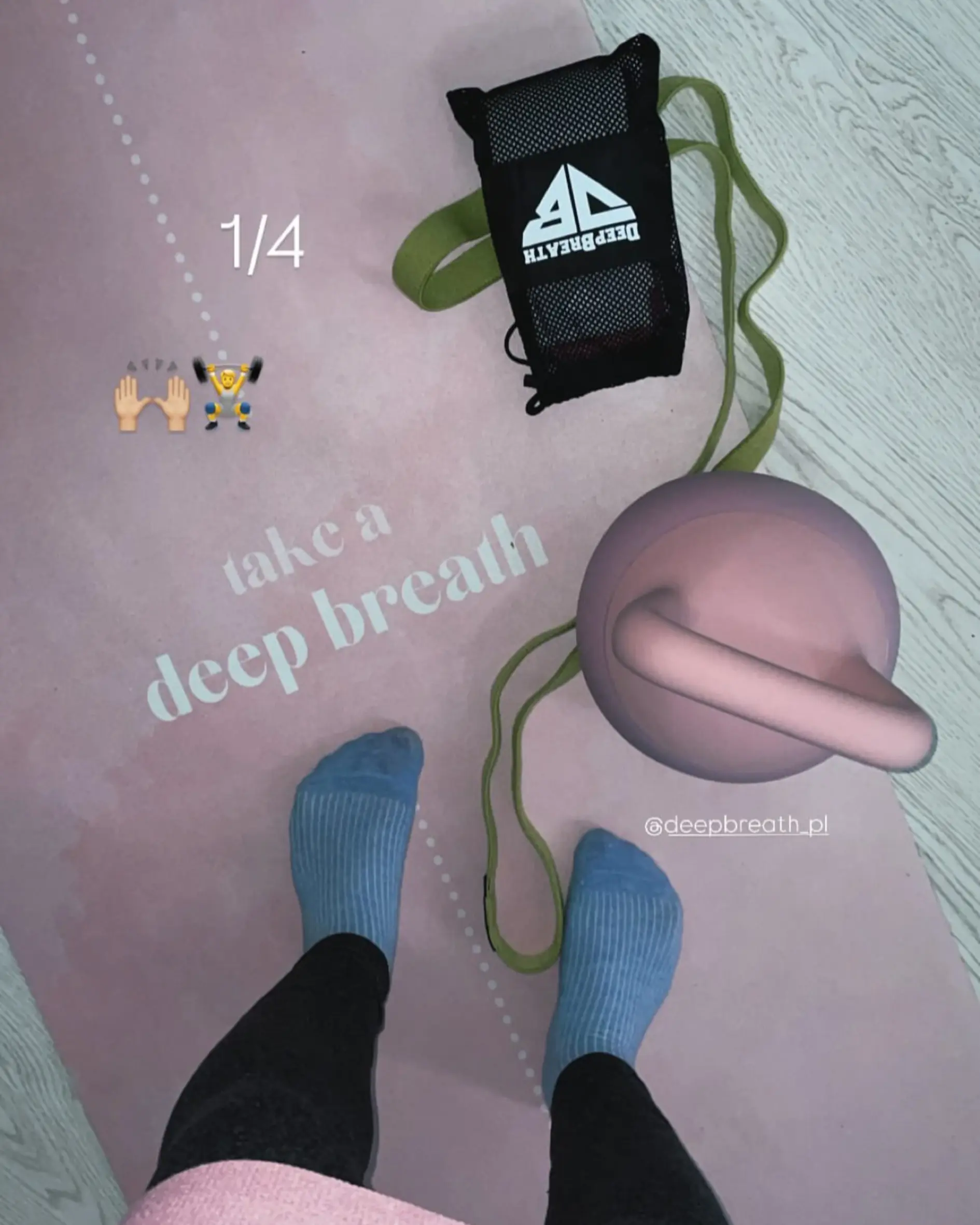 Ekipa Deep Breath podczas treningu