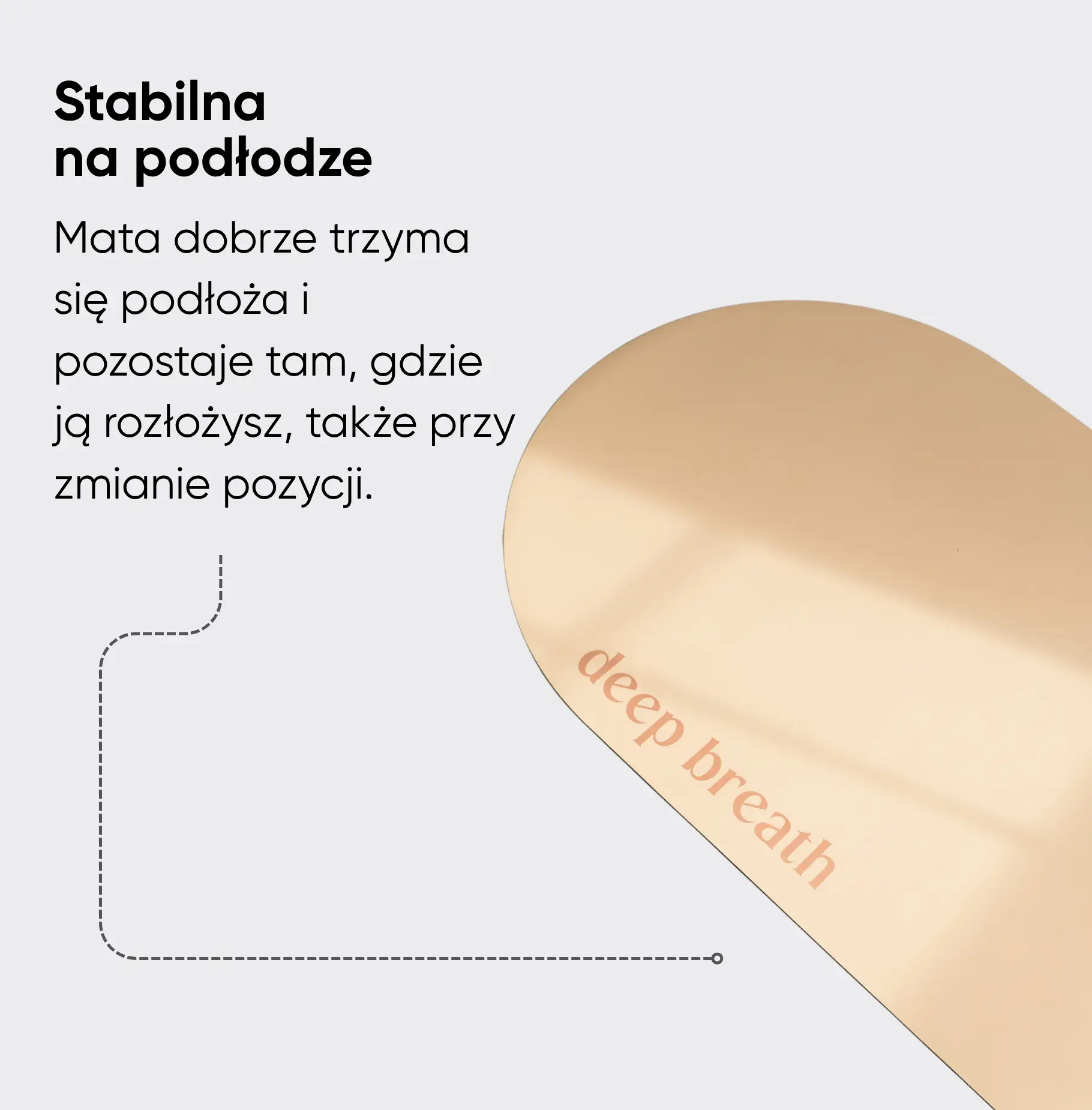 Mata do ćwiczeń Deep Breath - grafika 2