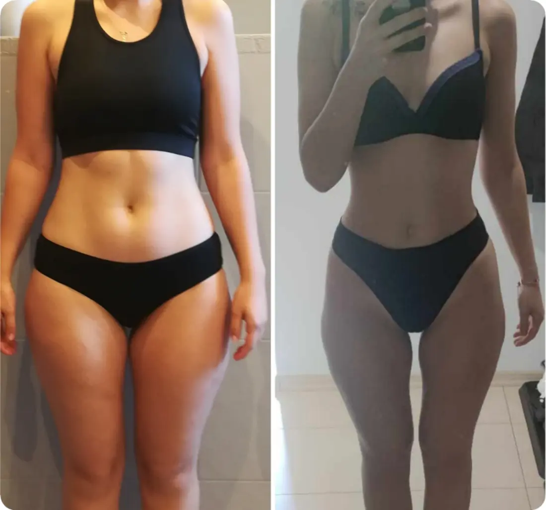 Alicja schudła 12 kg.